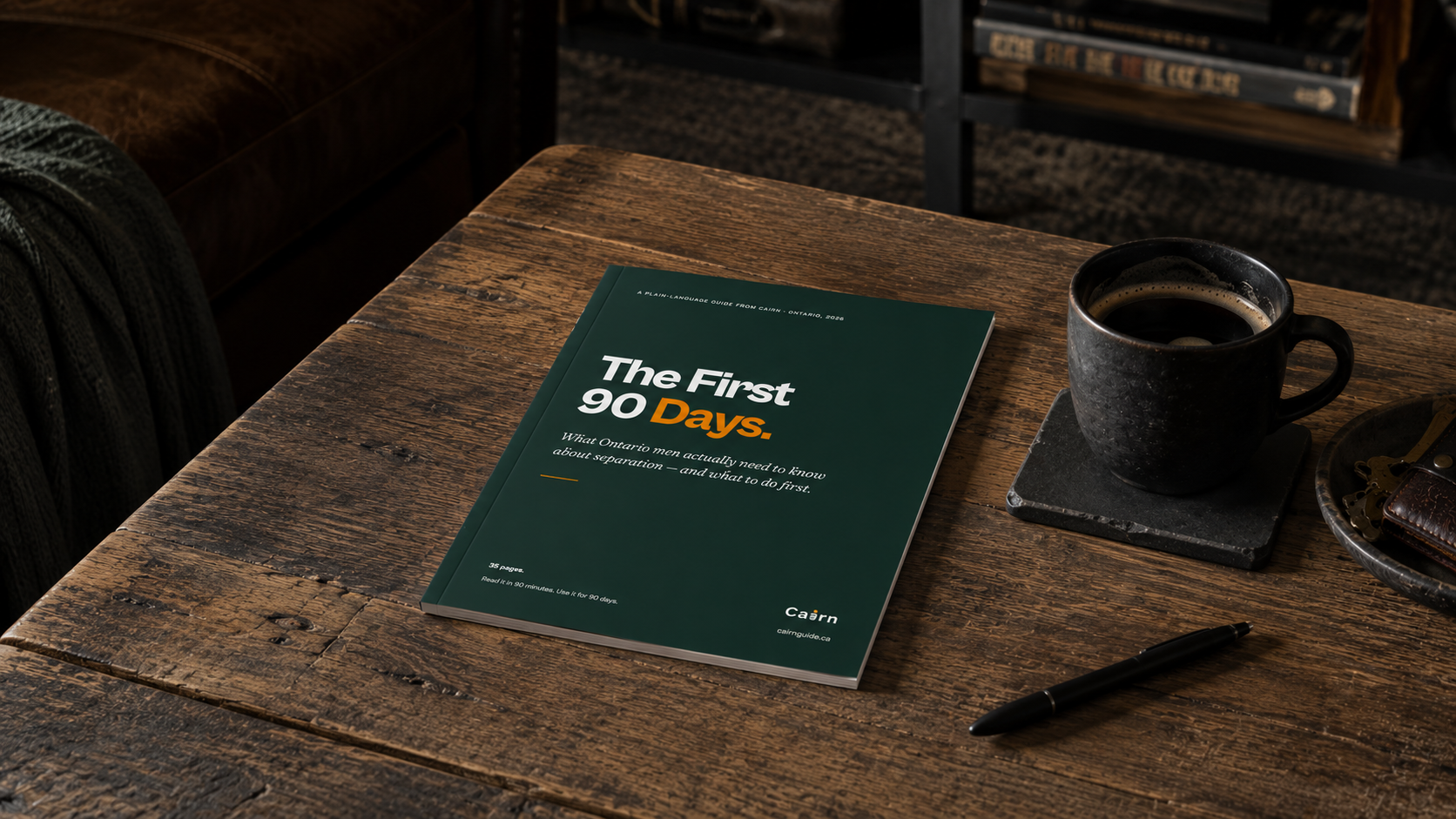 The First 90 Days — a plain-language guide to Ontario separation for men